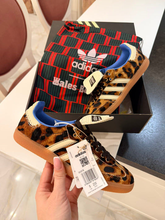 Adidas Samba Wales Bonner Leopard Pony