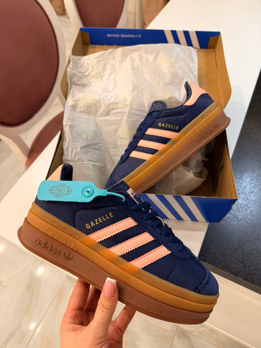 Adidas Gazelle Bold Navy Pink
