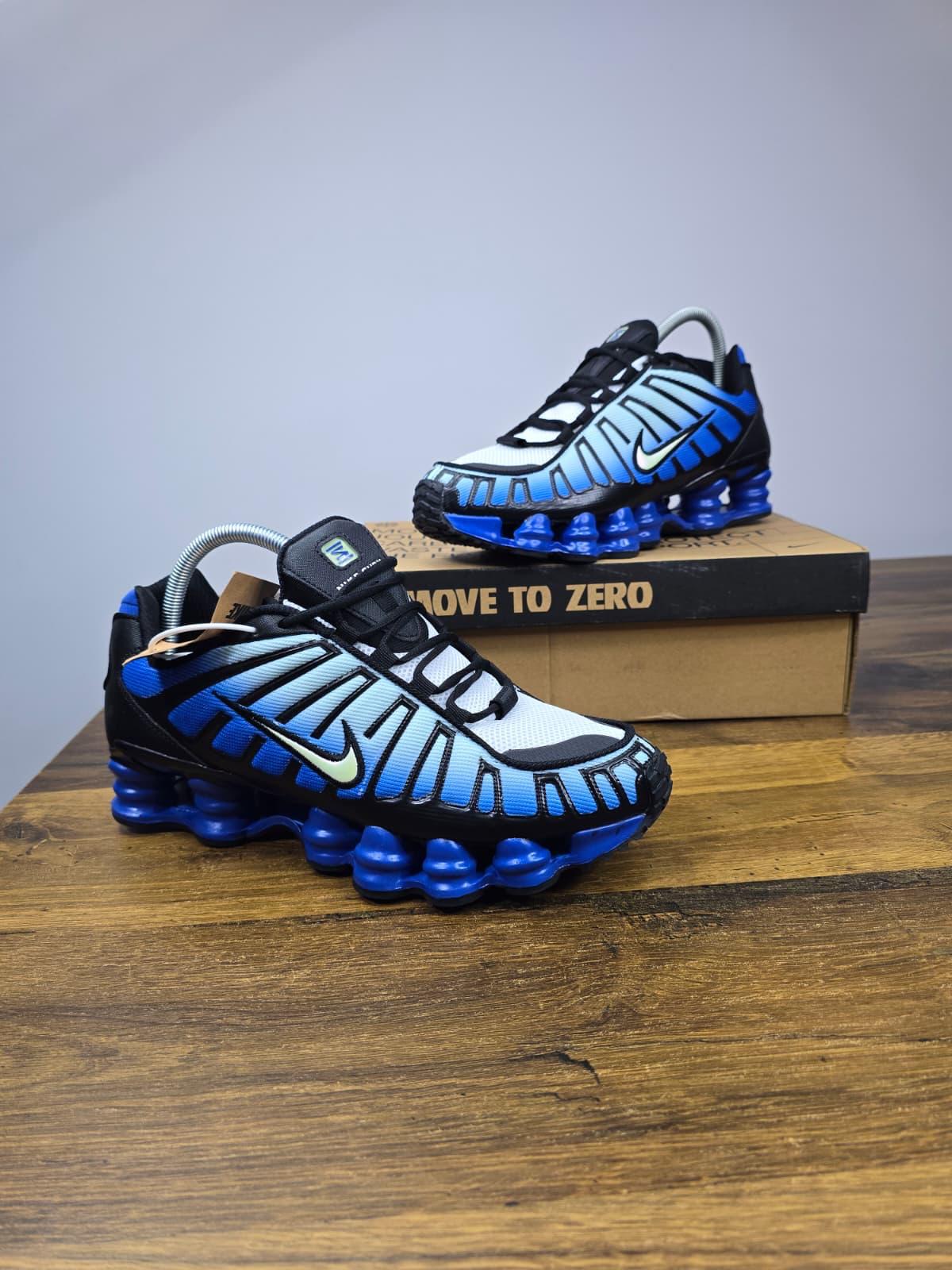 Nike Shox TL Vapor Green and Racer Blue